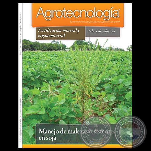 AGROTECNOLOGA Revista - AO 3 - NMERO 33 - DICIEMBRE 2013 - PARAGUAY