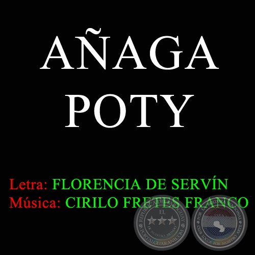 AAGA POTY - Msica CIRILO FRETES FRANCO