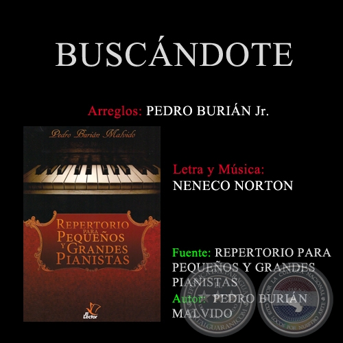 BUSCNDOTE - Arreglos PEDRO BURIN MALVIDO