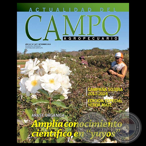 CAMPO AGROPECUARIO - AÑO 13 - NÚMERO 147 - SETIEMBRE 2013 - REVISTA DIGITAL