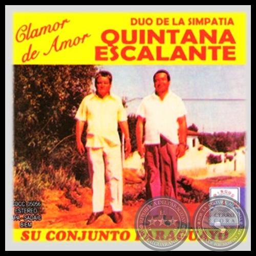 CLAMOR DE AMOR - DO DE LA SIMPATA QUINTANA ESCALANTE Y SU CONJUNTO PARAGUAYO