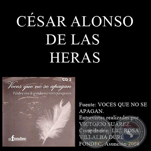 VOCES QUE NO SE APAGAN  - CSAR ALONSO DE LAS HERAS