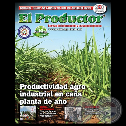 EL PRODUCTOR Revista - AO 10 - NMERO 128 - ENERO 2011 - PARAGUAY
