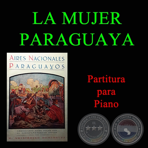 LA MUJER PARAGUAYA - Partitura para Piano