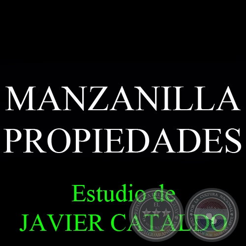 MANZANILLA - PROPIEDADES - Estudio de JAVIER CATALDO
