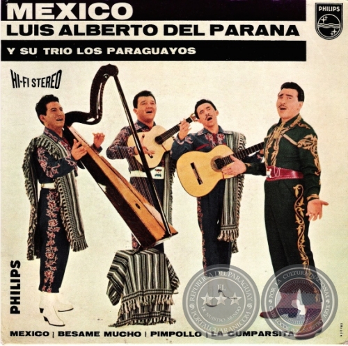 VINTAGE WORLD N 53 - MXICO - LUIS ALBERTO DEL PARAN Y SU TRO LOS PARAGUAYOS