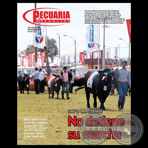 PECUARIA & NEGOCIOS - AÑO 10 - N° 110 - SETIEMBRE 2013 - PARAGUAY