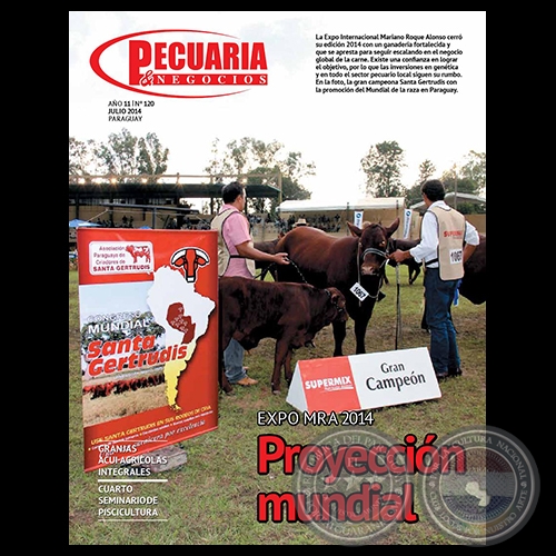 PECUARIA & NEGOCIOS - AO 11 - N 120 - REVISTA JULIO 2014 - PARAGUAY