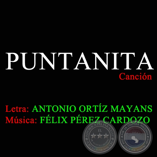 PUNTANITA - Letra de ANTONIO ORTZ MAYANS 