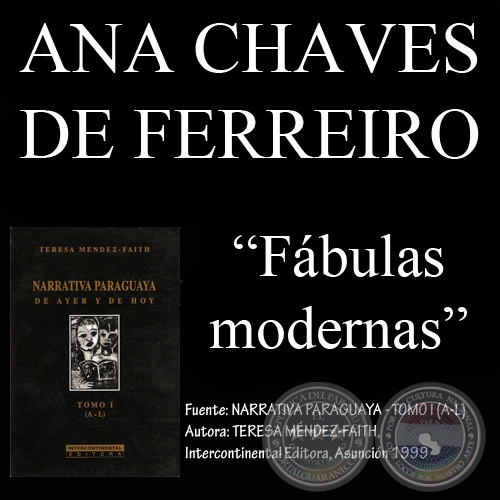 FBULAS MODERNAS - Obras de ANA IRIS CHVES DE FERREIRO