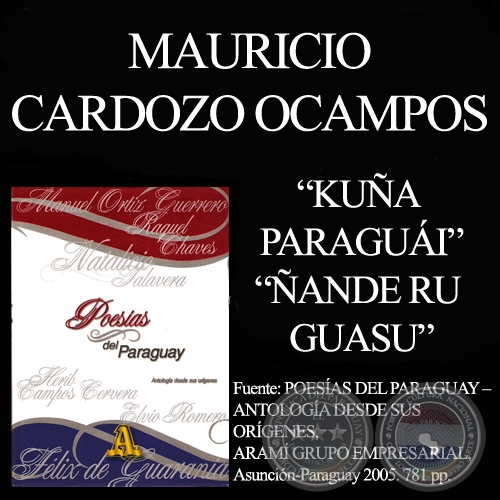KUA PARAGUI y ANDE RU GUAS - Obras de MAURICIO CARDOZO OCAMPO