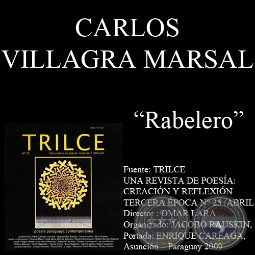 RABELERO - Poesa de CARLOS VILLAGRA MARSAL