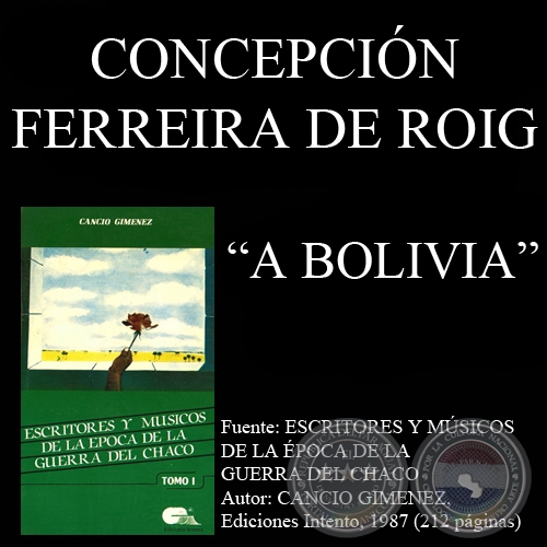 A BOLIVIA (Poesa de CONCEPCIN FERREIRA DE ROIG)