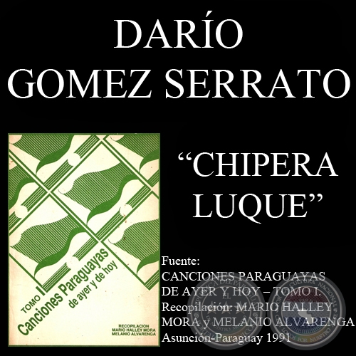 CHIPERA LUQUE - Cancin de DARO GMEZ SERRATO