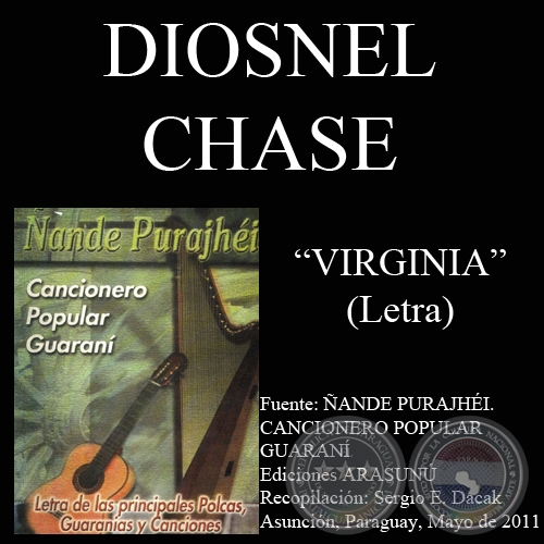 VIRGINIA - Letra:  DIOSNEL CHASE - Msica: TEODORO S. MONGELS