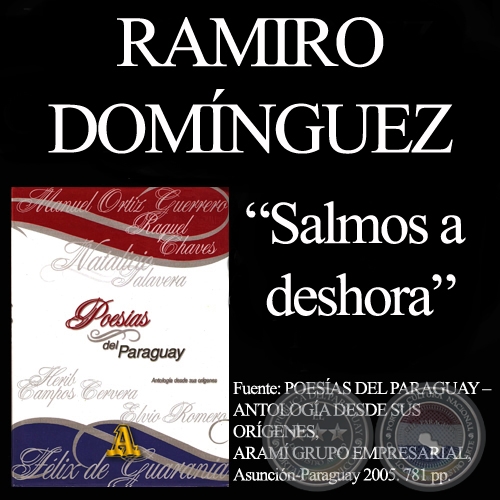 SALMOS A DESHORA - Poesas de RAMIRO DOMNGUEZ, 1963