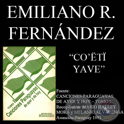 COT YAVE - Polca de EMILIANO R. FERNNDEZ
