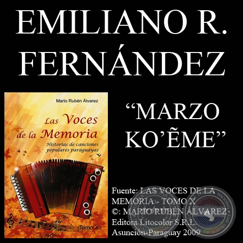 MARZO KOẼME - Letra: EMILIANO R. FERNNDEZ