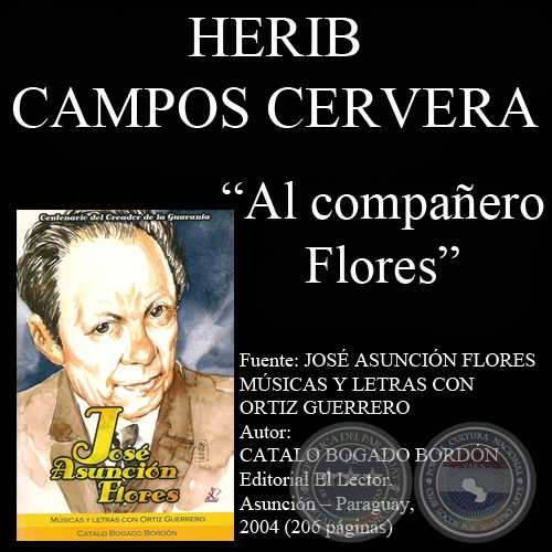 AL COMPAERO FLORES (Poesa de HRIB CAMPOS CERVERA)