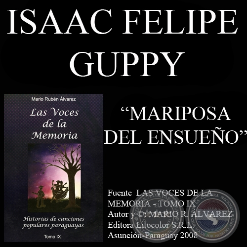 MARIPOSA DEL ENSUEO - Letra: HCTOR ISAAC  