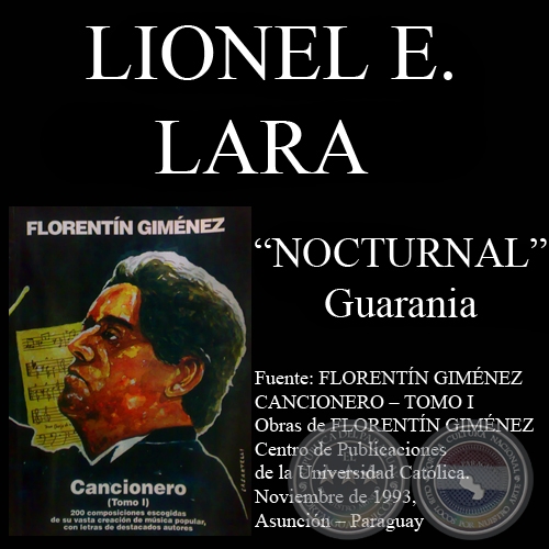 NOCTURNAL - Guarania, letra de LIONEL ENRIQUE LARA