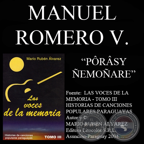 PRSY EMOARE - Letra: MANUEL ROMERO VILLASANTI - Msica: JOS DOMINGO MORNIGO 