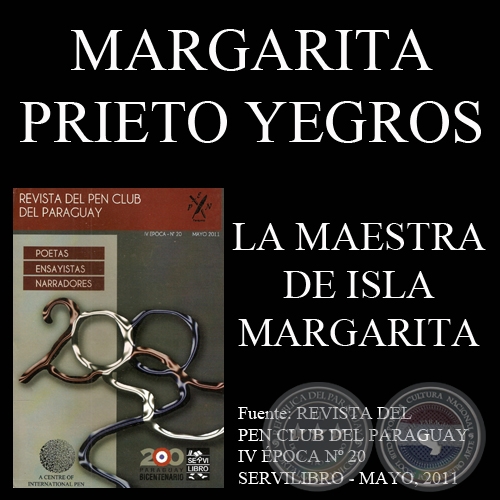 LA MAESTRA DE ISLA MARGARITA - Narrativa de MARGARITA PRIETO YEGROS