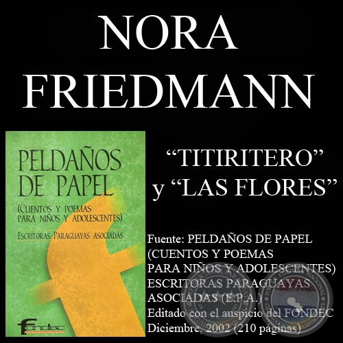 TITIRITERO y LAS FLORES - Poesas de NORA FRIEDMANN