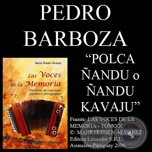 POLCA ANDU O ANDU KAVAJU - Recopilacin de PEDRO BARBOZA