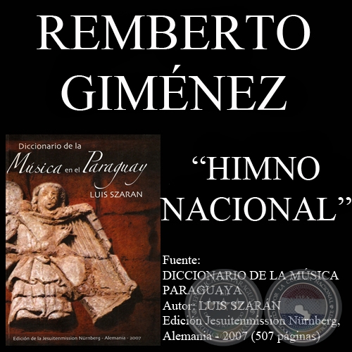 HIMNO NACIONAL PARAGUAYO PARA PIANO Y CANTO (Transcripción de REMBERTO GIMÉNEZ)