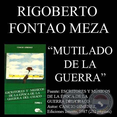 MUTILADO DE LA GUERRA - Poesa de RIGOBERTO FONTAO MEZA