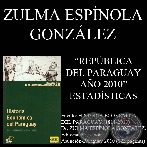 REPBLICA DEL PARAGUAY - AO 2010 - CUADROS Y TABLAS (Dra. ZULMA ESPNOLA GONZLEZ)