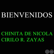 BIENVENIDOS - Polca Paraguaya de CIRILO R. ZAYAS 