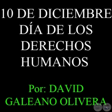 PERSECUCIONES, TORTURAS Y ASESINATOS POLTICOS: NUNCA MS - Por: DAVID GALEANO OLIVERA 