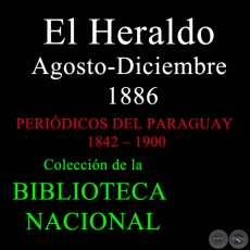 EL HERALDO Agosto Diciembre 1886