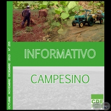 INFORMATIVO CAMPESINO 255 - OCTUBRE NOVIEMBRE DICIEMBRE 2013