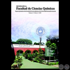 VOLUMEN 3 NÚMERO 1 AÑO 2005 - REVISTA de la FACULTAD de CIENCIAS QUÍMICAS