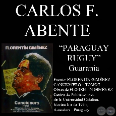 PARAGUAY RUGUY - Guarania, letra de CARLOS F. ABENTE