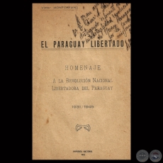EL PARAGUAY LIBERTADO, 1944 - Por VCTOR MONTRFANO