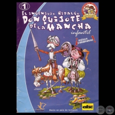 EL INGENIOSO HIDALGO DON QUIJOTE DE LA MANCHA - Ilustracin: JUAN MORENO - COLECCIN INFANTIL CONOCIENDO ME DIVIERTO N 1 - Autor: RAL SILVA ALONSO 