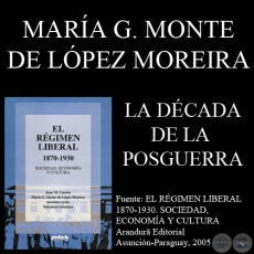 LA DÉCADA DE LA POSGUERRA 1870 - 1880 - MARÍA G. MONTE DE LÓPEZ MOREIRA