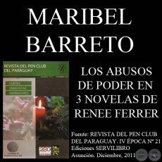 LOS ABUSOS DE PODER EN TRES NOVELAS DE RENEE FERRER - Ensayo de MARIBEL BARRETO