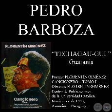 TECHAGAU-GUI - Guarania de PEDRO BARBOZA