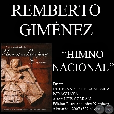 HIMNO NACIONAL PARAGUAYO PARA PIANO Y CANTO (Transcripción de REMBERTO GIMÉNEZ)