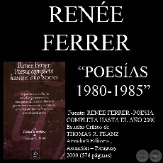 RENE FERRER - POESAS 1982 - 1985