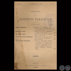 ENUMERACIN PRELIMINAR DE LAS PLANTAS USUALES DEL PARAGUAY - Doctor EMILIO HASSLER 