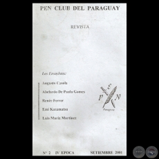 REVISTA DEL PEN CLUB DEL PARAGUAY, 2001 - N° 2 – IV EPOCA