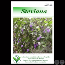 REVISTA STEVIANA - VOLUMEN 4  AO 2012 - Publicacin del Herbario FACEN