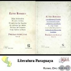 POESÍAS COMPLETAS - TOMO I y II, 1990 - Poemarios de ELVIO ROMERO