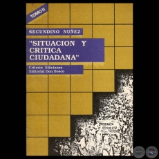 SITUACIN Y CRTICA CIUDADANA, TOMO II - Por SECUNDINO NEZ